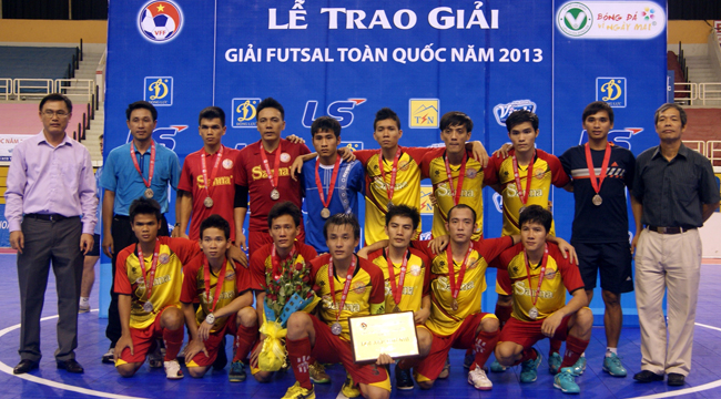 Kết thúc giải Futsal toàn quốc 2013: Thái Sơn Nam bảo vệ thành công ngôi vô địch Kết thúc giải Futsal toàn quốc 2013: Thái Sơn Nam bảo vệ thành công ngôi vô địch